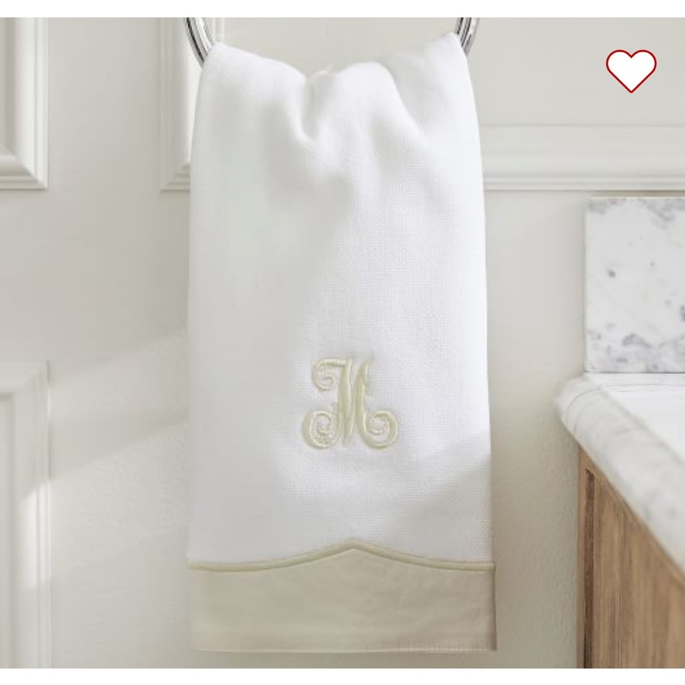 NWT ML for Pottery Barn Daphne Hand towel
